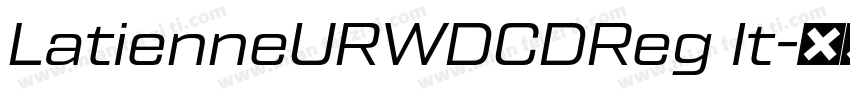 LatienneURWDCDReg It字体转换